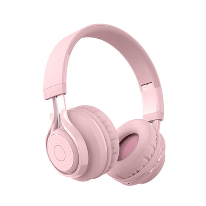 BT06C Cute Wireless Bluetooth 5.0 Headset for Children with Microphone LED Light Suppport Aux-in(Pink) - Headset & Headphone by PMC Jewellery | Online Shopping South Africa | PMC Jewellery