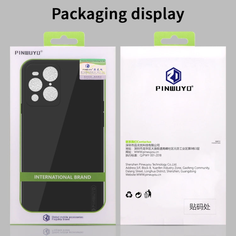 For OPPO Find X3 / Find X3 Pro PINWUYO Touching Series Liquid Silicone TPU Shockproof Case(Green) - free shipping - PMC TechLife - Order now!