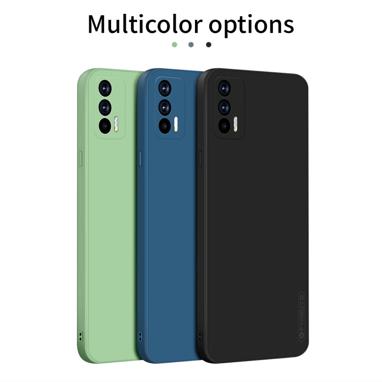 For OPPO Realme GT / GT NEO / Realme Q3 Pro PINWUYO Touching Series Liquid Silicone TPU Shockproof Case(Blue) - free shipping - PMC TechLife - Order now!