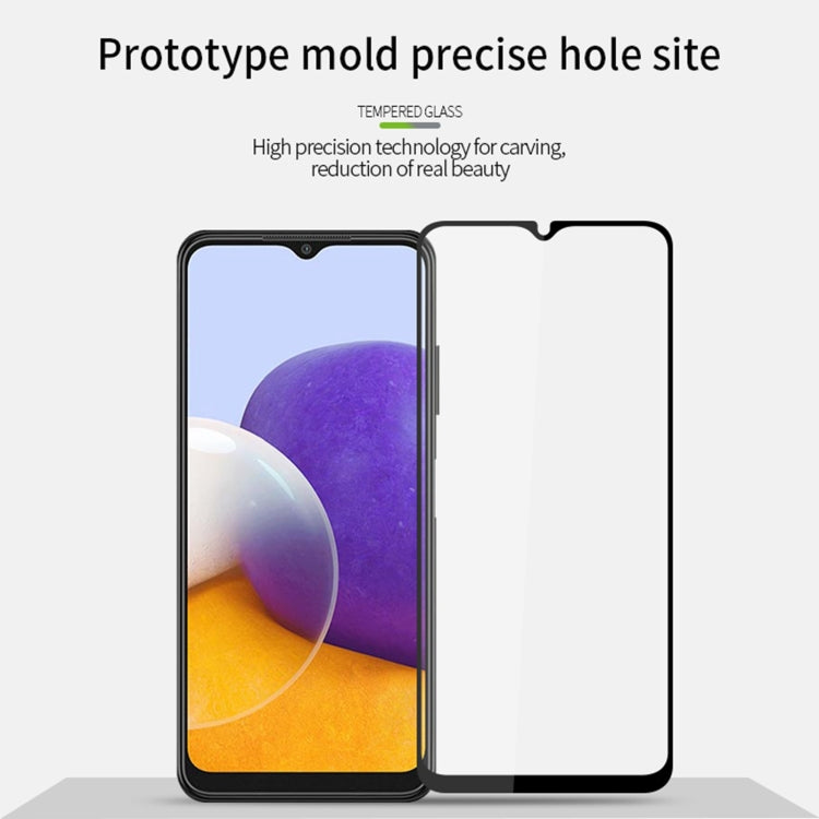 For Samsung Galaxy A22 5G PINWUYO 9H 2.5D Full Screen Tempered Glass Film(Black) - free shipping - PMC TechLife - Order now!