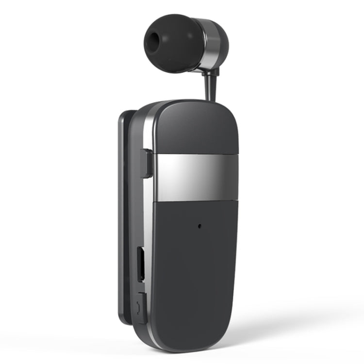 K53 Stereo Wireless Bluetooth Headset Calls Remind Vibration Wear-Clip Driver Auriculares Earphone For Phone(Gray) - Bluetooth Earphone by PMC TechLife | Online Shopping South Africa | PMC TechLife