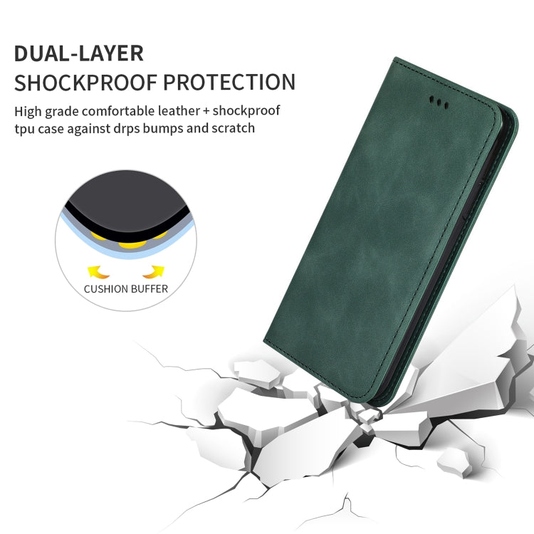 For iPhone SE 2022 / SE 2020 / 8 / 7 Retro Skin Feel Business Magnetic Horizontal Flip Leather Case(Army Green) - iPhone SE 2022 / 2020 / 8 / 7 Cases by ESR | Online Shopping South Africa | PMC TechLife | Buy Now Pay Later Mobicred