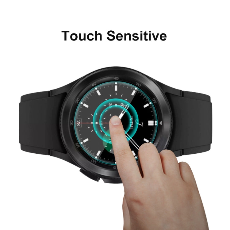 5 PCS For Samsung Galaxy Watch4 Classic 46mm ENKAY Hat-Prince 0.2mm 9H 2.15D Curved Edge Tempered Glass Screen Protector Watch Film - free shipping - PMC TechLife - Order now!
