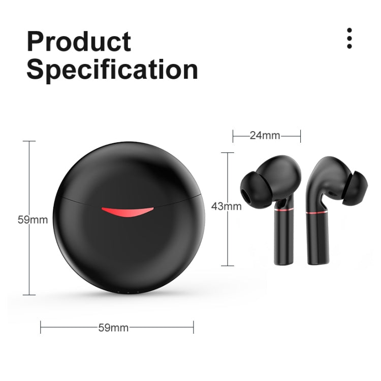 T&G T50 Sport TWS Bluetooth Earphone HIFI Noise Canceling Handfree Earbuds with Microphone(White) - Bluetooth Earphone by T&G | Online Shopping South Africa | PMC TechLife | Buy Now Pay Later Mobicred