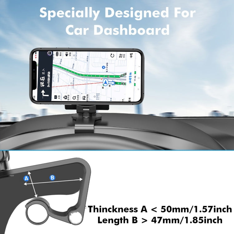 H-144B Universal Car Phone Holder Magnetic Stop Sign Holder Mobile Phone Interior Decoration Accessories - Car Holders by PMC TechLife | Online Shopping South Africa | PMC TechLife