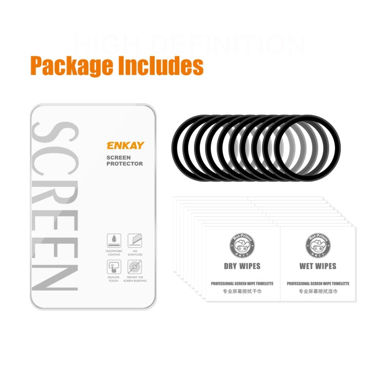 10 PCS For Samsung Galaxy Watch4 40mm ENKAY Hat-Prince 3D Full Coverage Soft PC Edge + PMMA HD Screen Protector Film - free shipping - PMC TechLife - Order now!