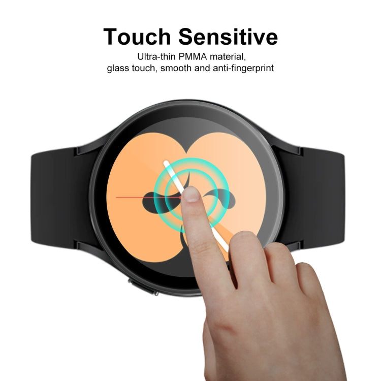 10 PCS For Samsung Galaxy Watch4 44mm ENKAY Hat-Prince 3D Full Coverage Soft PC Edge + PMMA HD Screen Protector Film - free shipping - PMC TechLife - Order now!