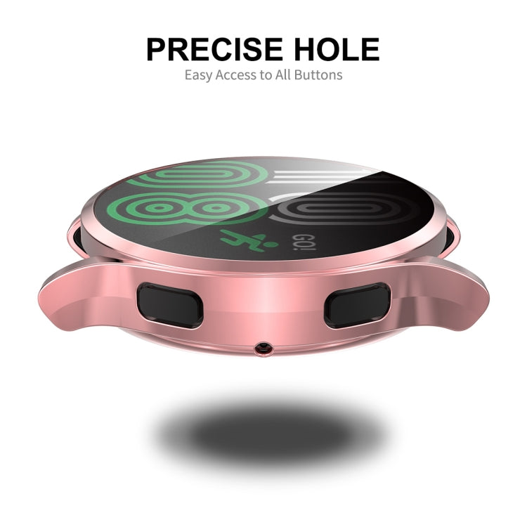 For Samsung Galaxy Watch4 40mm ENKAY Hat-Prince Full Coverage Electroplated Soft TPU Case with Screen Protection(Black) - Screen Protector by ENKAY | Online Shopping South Africa | PMC TechLife | Buy Now Pay Later Mobicred