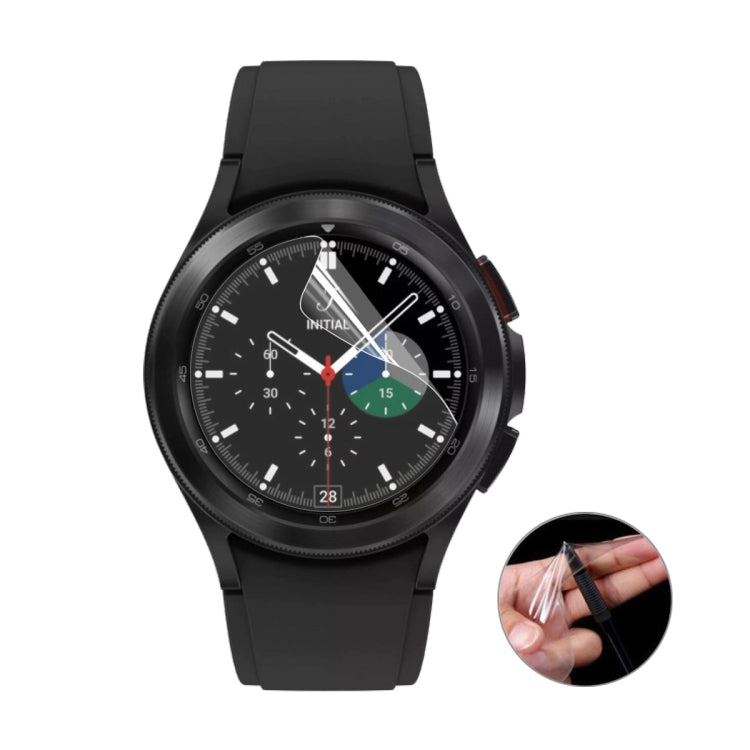 1 PCS For Samsung Galaxy Watch4 Classic 46mm ENKAY Hat-Prince Full Screen Coverage Without Warping Edge TPU Soft Film - Screen Protector by ENKAY | Online Shopping South Africa | PMC TechLife | Buy Now Pay Later Mobicred