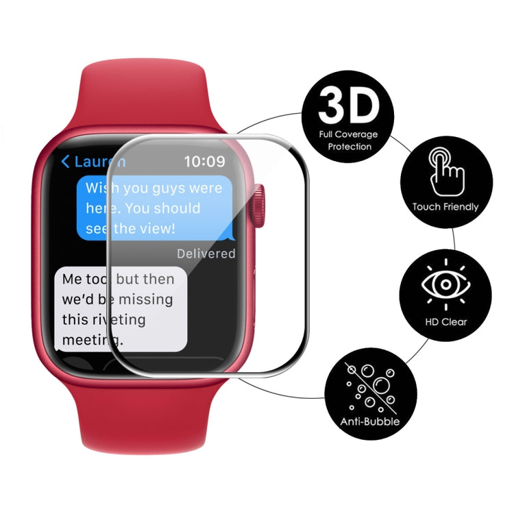 1 PCS ENKAY Hat-Prince 3D Full Coverage Soft PC Edge + PMMA HD Screen Protector Film For Apple Watch Series 7 45mm - Screen Protector by ENKAY | Online Shopping South Africa | PMC TechLife | Buy Now Pay Later Mobicred