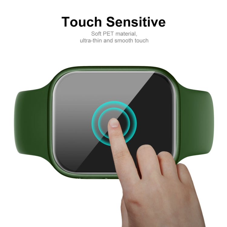 1 PCS ENKAY Hat-Prince Case Friendly 3D Full Screen PET Curved Hot Bending HD Screen Protector Film For Apple Watch Series 7 41mm(Transparent) - Screen Protector by ENKAY | Online Shopping South Africa | PMC TechLife | Buy Now Pay Later Mobicred