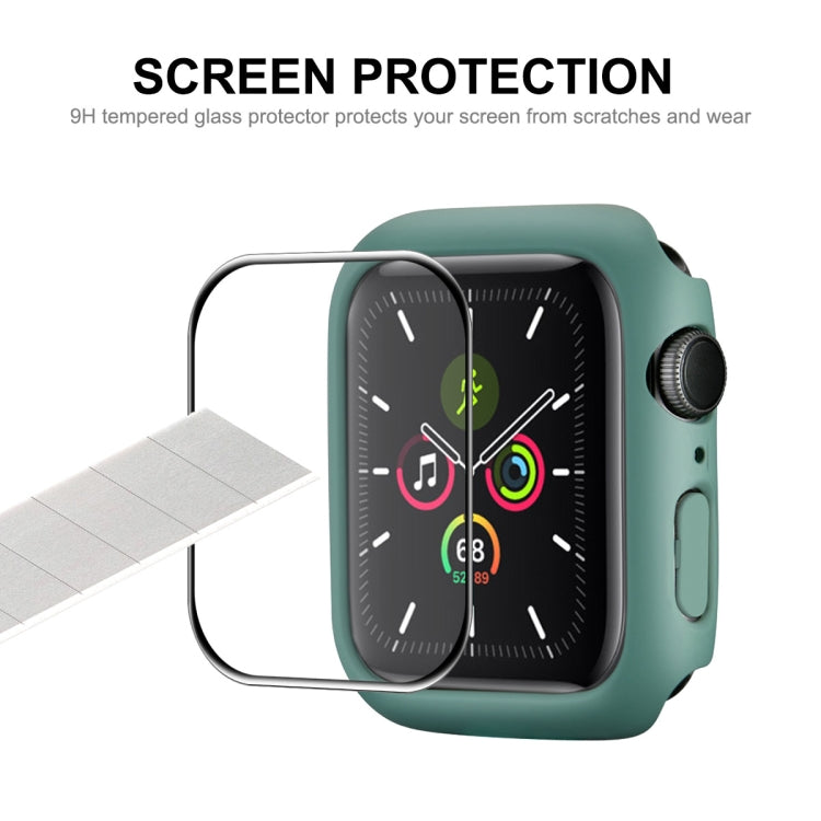 ENKAY Hat-Prince PC Frame + Full Coverage PMMA HD Screen Protector Film For Apple Watch Series 8 / 7 45mm(White) - Watch Cases by ENKAY | Online Shopping South Africa | PMC TechLife | Buy Now Pay Later Mobicred