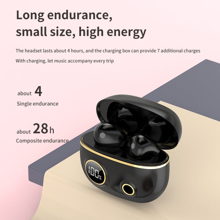 PRO100 TWS Bluetooth 5.2 Noise Canceling Waterproof Earphones 9D Stereo Sports Headphone with Charging Case(Green) - Bluetooth Earphone by PMC TechLife | Online Shopping South Africa | PMC TechLife