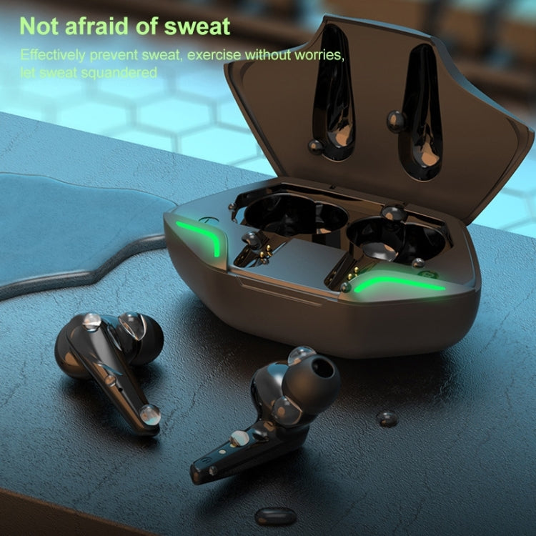 TWS-G11 Bluetooth 5.0 Low Latency TWS Stereo Gaming Earphone with Cool LED(Yellow) - TWS Earphone by PMC TechLife | Online Shopping South Africa | PMC TechLife