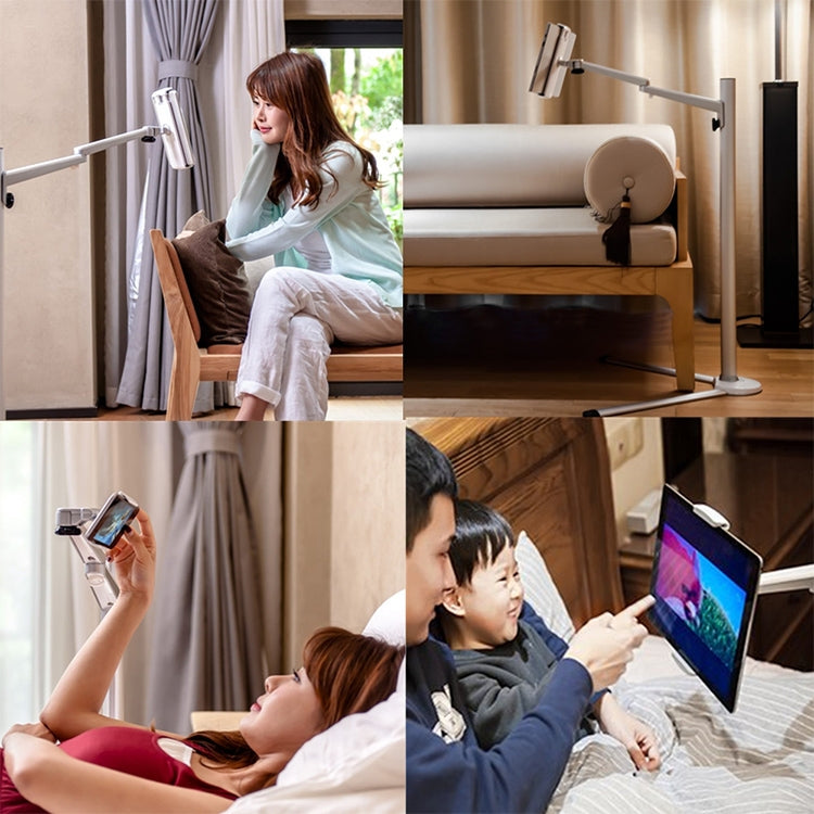 UP-6S Floor-standing Lazy Three-legged Liftable Stand  for 3.5-13 inch Mobile Phones and Tablets - Lazy Bracket by PMC TechLife | Online Shopping South Africa | PMC TechLife