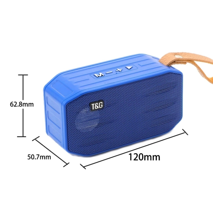 T&G TG296 Portable Wireless Bluetooth 5.0 Speaker Support TF Card / FM / 3.5mm AUX / U-Disk / Hands-free(Green) - Mini Speaker by T&G | Online Shopping South Africa | PMC Jewellery