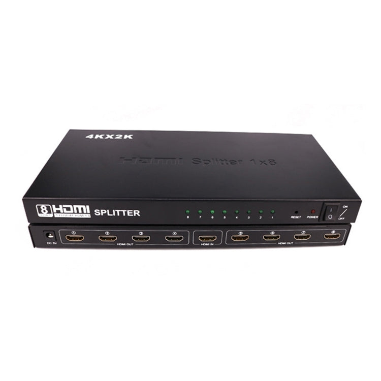 1 x 8 4K x 2K 3840*2160/30HZ HDMI Splitter - Splitter by PMC Jewellery | Online Shopping South Africa | PMC Jewellery