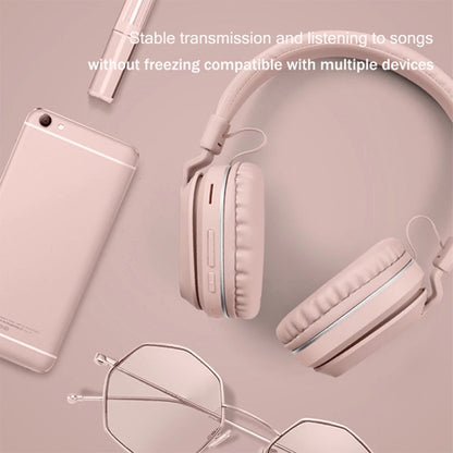 P2 Foldable Stereo Bluetooth Wireless Headset Built-in Mic for PC / Cell Phones(White) - Headset & Headphone by PMC Jewellery | Online Shopping South Africa | PMC Jewellery