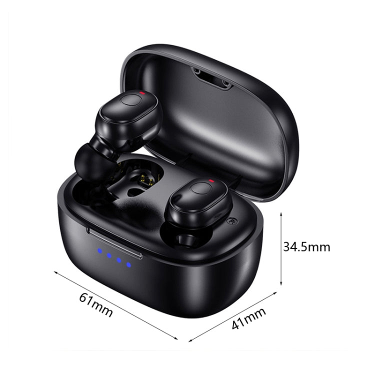 T&G TG911 Bluetooth V5.1 Sport Waterproof Mini Touch-Control Noise Cancelling Earphones(White) - free shipping - PMC TechLife - Order now!