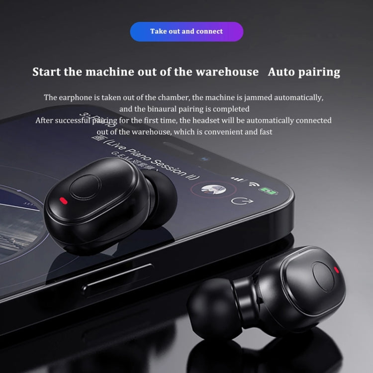 T&G TG911 Bluetooth V5.1 Sport Waterproof Mini Touch-Control Noise Cancelling Earphones(Fink) - Bluetooth Earphone by T&G | Online Shopping South Africa | PMC TechLife | Buy Now Pay Later Mobicred