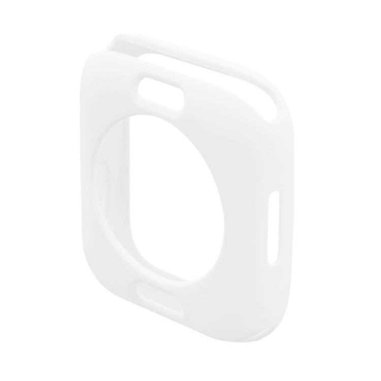 ENKAY Hat-Prince Protective TPU Watch Case + Full Coverage PET Screen Protector Film For Apple Watch Series 8 / 7 41mm(White) - Watch Cases by ENKAY | Online Shopping South Africa | PMC TechLife | Buy Now Pay Later Mobicred