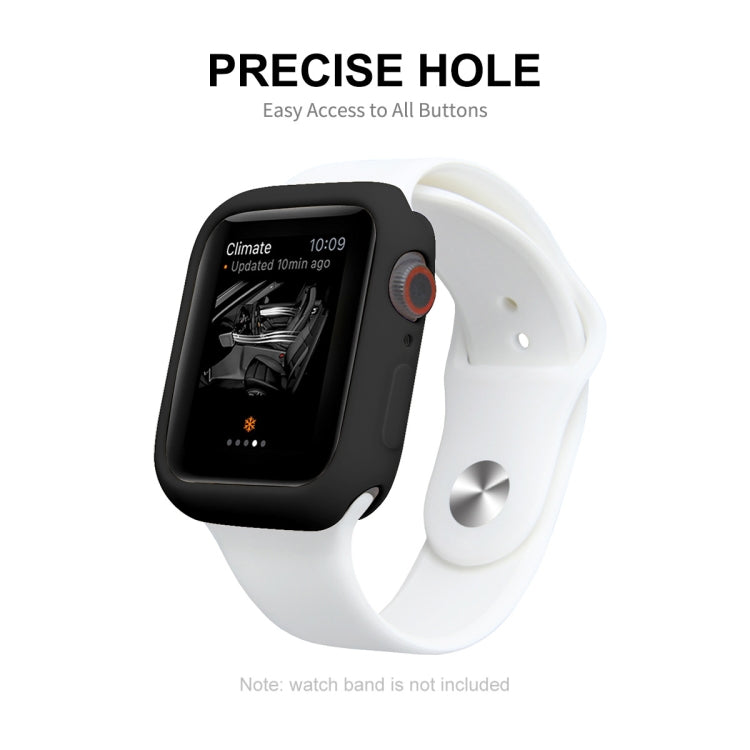 ENKAY Hat-Prince Protective TPU Watch Case + Full Coverage PET Screen Protector Film For Apple Watch Series 8 / 7 41mm(Dark Blue) - Watch Cases by ENKAY | Online Shopping South Africa | PMC TechLife | Buy Now Pay Later Mobicred
