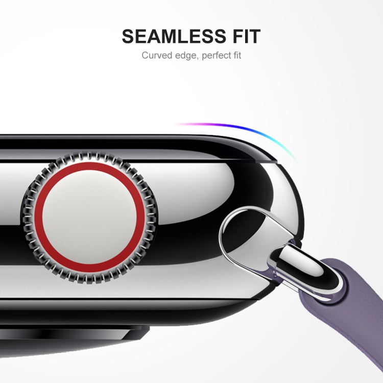 2 PCS ENKAY Hat-Prince 3D Curved Edge Full Coverage Full Tempered Glass HD Screen Protector Film For Apple Watch Series 7 41mm(Transparent) - free shipping - PMC TechLife - Order now!