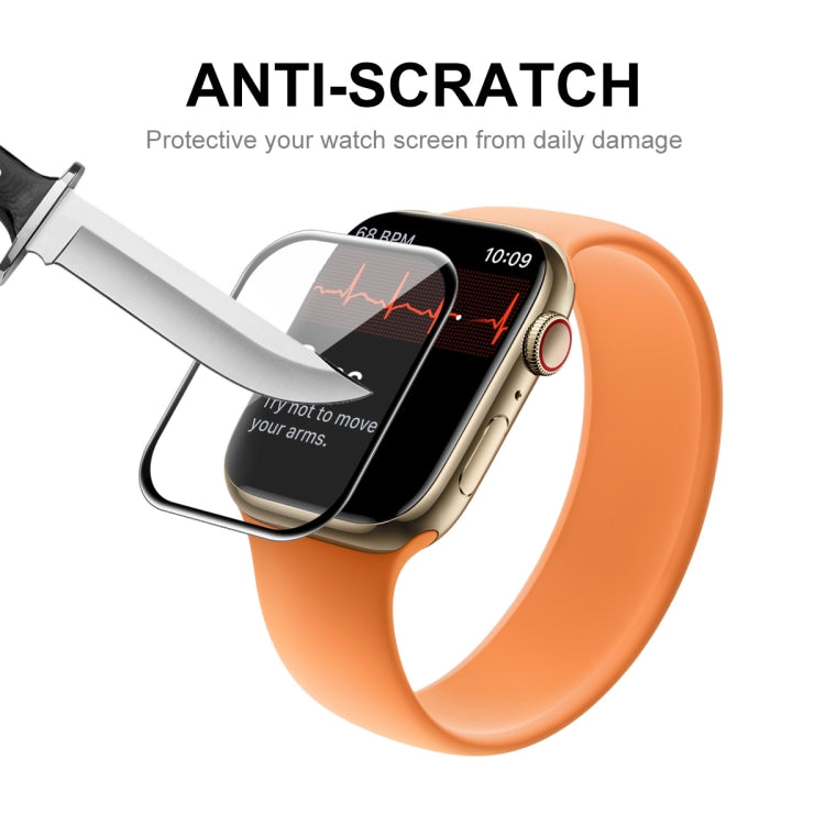 2 PCS ENKAY Hat-Prince 3D Curved Edge Full Coverage Full Tempered Glass HD Screen Protector Film For Apple Watch Series 7 41mm(Transparent) - free shipping - PMC TechLife - Order now!