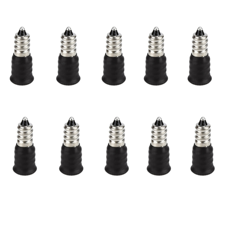 10 PCS E12 To E14 Socket Changer LED Light Lamp Adapter White(10 piece) - Lamp Holders & Bases by PMC TechLife | Online Shopping South Africa | PMC TechLife | Buy Now Pay Later Mobicred