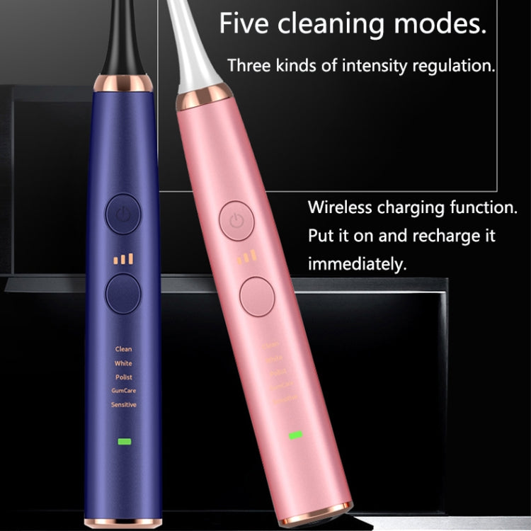 Wireless Induction Charging Ultrasonic Electric Toothbrush(Black) - Toothbrushes by PMC Jewellery | Online Shopping South Africa | PMC Jewellery