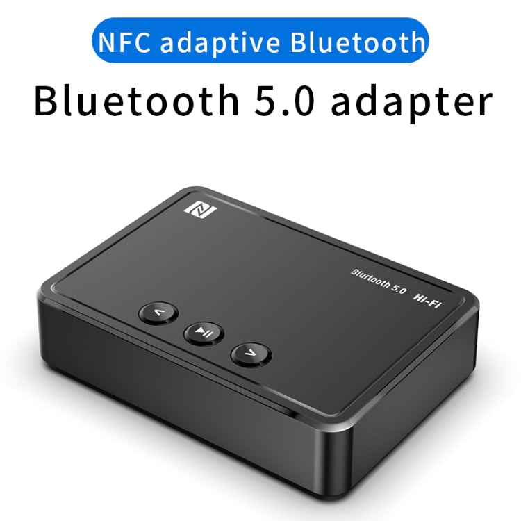 M10 NFC Bluetooth 5.0 Receiver Wireless Audio Adapter Support USB Flash Drive - Audio Receiver Transmitter by PMC Jewellery | Online Shopping South Africa | PMC Jewellery