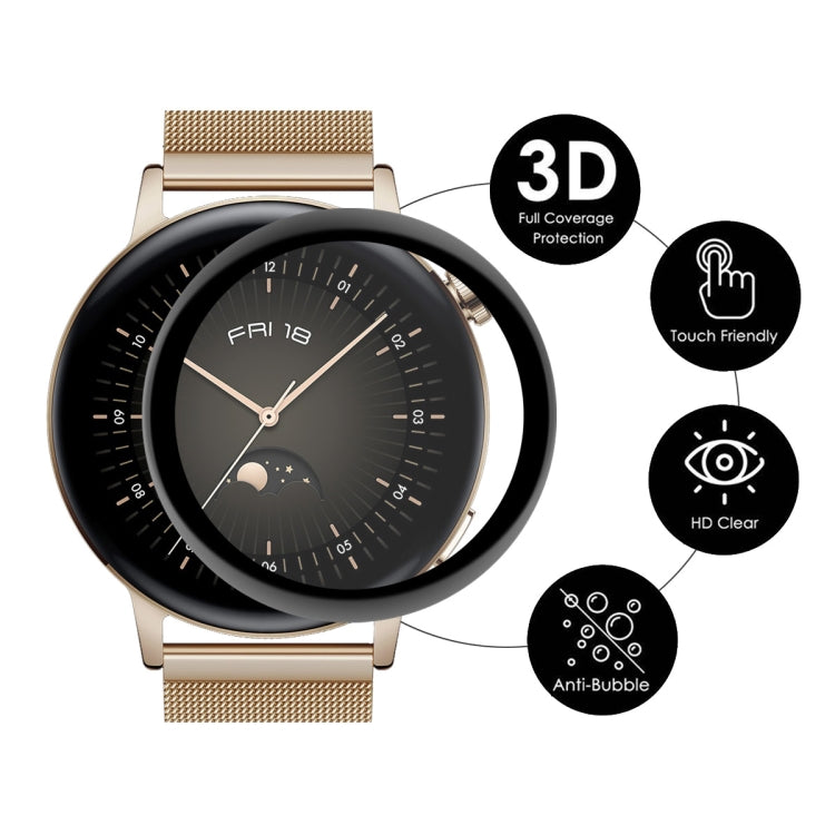 10 PCS For Huawei Watch GT 3 42mm ENKAY Hat-Prince Full Coverage 3D Curved Soft PC Edge + PMMA HD Screen Protector Film - free shipping - PMC TechLife - Order now!