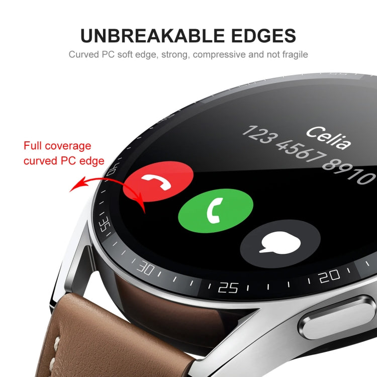 10 PCS For Huawei Watch GT 3 46mm ENKAY Hat-Prince Full Coverage 3D Curved Soft PC Edge + PMMA HD Screen Protector Film - free shipping - PMC TechLife - Order now!