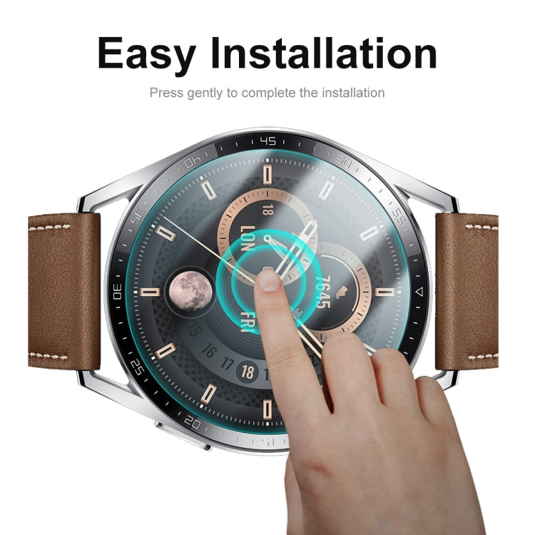 2 PCS For Huawei Watch GT 3 46mm ENKAY Hat-Prince Crystal Screen Protector Anti-scratch Watch Film - Screen Protector by ENKAY | Online Shopping South Africa | PMC TechLife | Buy Now Pay Later Mobicred