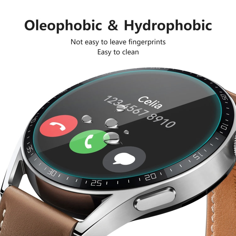 5 PCS For Huawei Watch GT 3 46mm ENKAY Hat-Prince 0.2mm 9H 2.15D Curved Edge Tempered Glass Screen Protector Watch Film - Screen Protector by ENKAY | Online Shopping South Africa | PMC TechLife | Buy Now Pay Later Mobicred