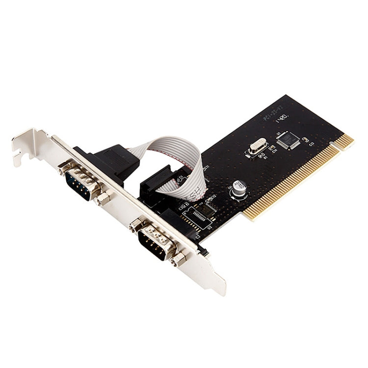 RS232 Serial Port TX382B 2 Port Pci to 9 Pin Com Riser Card Adapter with Tracking Number - RS485 / RS232 Series by PMC TechLife | Online Shopping South Africa | PMC TechLife | Buy Now Pay Later Mobicred