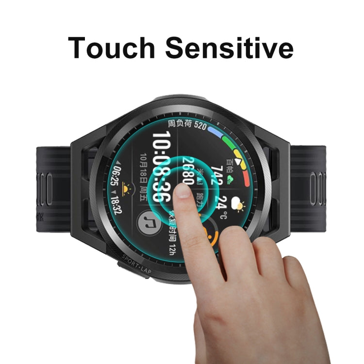 5 PCS For Huawei Watch GT Runner 46mm ENKAY Hat-Prince 0.2mm 9H 2.15D Curved Edge Tempered Glass Screen Protector Watch Film - Screen Protector by ENKAY | Online Shopping South Africa | PMC TechLife | Buy Now Pay Later Mobicred