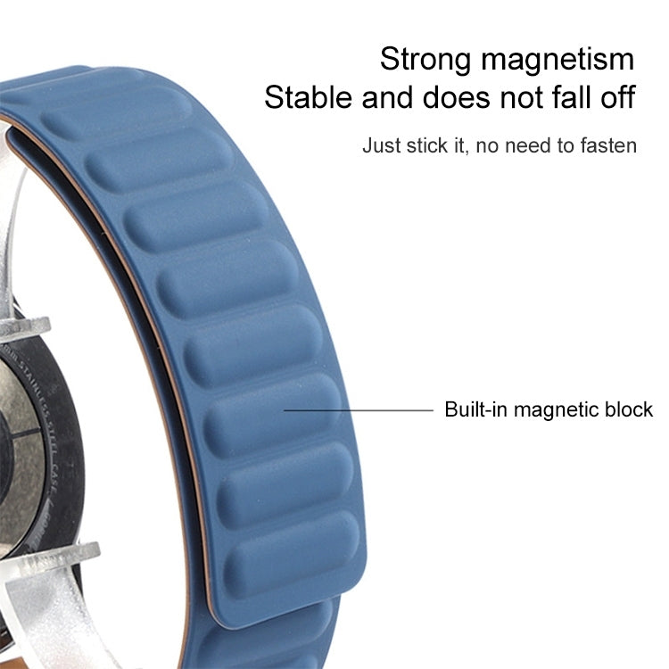 Silicone Magnetic Watch Band For Amazfit GTS 2(Gray) - Watch Bands by PMC TechLife | Online Shopping South Africa | PMC TechLife | Buy Now Pay Later Mobicred
