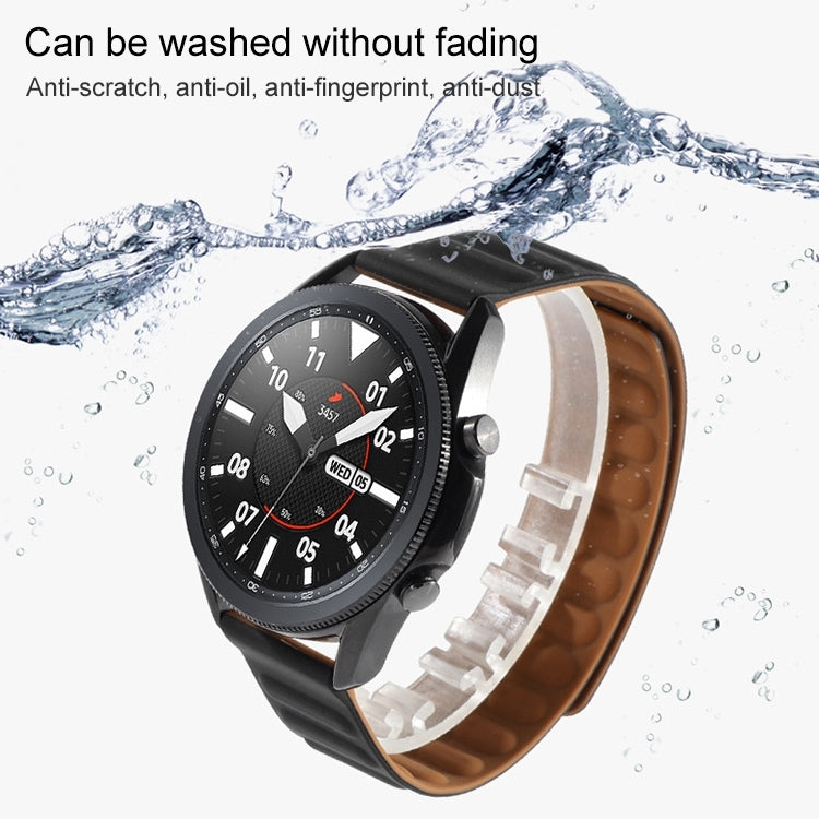 Silicone Magnetic Watch Band For Amazfit GTS 2(Gray) - Watch Bands by PMC TechLife | Online Shopping South Africa | PMC TechLife | Buy Now Pay Later Mobicred