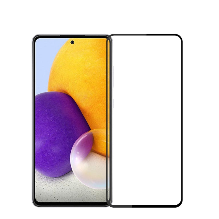 For Samsung Galaxy A73 PINWUYO 9H 2.5D Full Screen Tempered Glass Film(Black) - Galaxy Tempered Glass by PINWUYO | Online Shopping South Africa | PMC TechLife | Buy Now Pay Later Mobicred