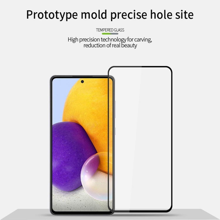 For Samsung Galaxy A73 PINWUYO 9H 2.5D Full Screen Tempered Glass Film(Black) - Galaxy Tempered Glass by PINWUYO | Online Shopping South Africa | PMC TechLife | Buy Now Pay Later Mobicred
