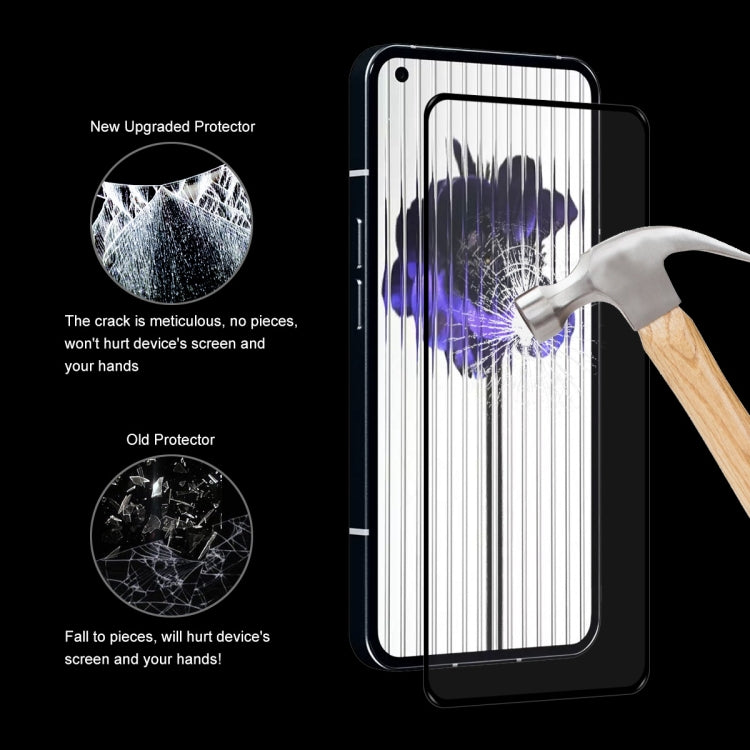 2 PCS For Nothing Phone 1 ENKAY Hat-Prince Full Glue 0.26mm 9H 2.5D Tempered Glass Full Film - Others by ENKAY | Online Shopping South Africa | PMC TechLife | Buy Now Pay Later Mobicred