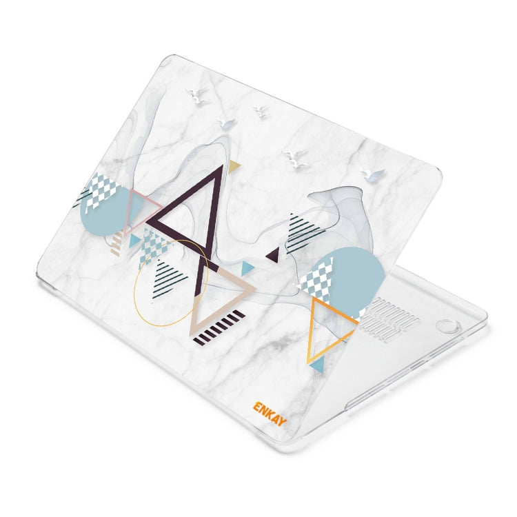 ENKAY Hat-Prince Geometry Pattern Laotop Protective Crystal Case for MacBook Pro 16.2 inch A2485 2021/A2880 2023 (Geometry No.4) - MacBook Pro Cases by ENKAY | Online Shopping South Africa | PMC TechLife | Buy Now Pay Later Mobicred