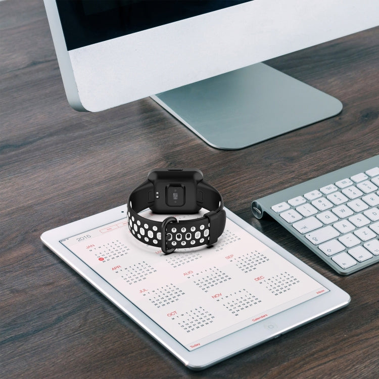 For Xiaomi Redmi Watch 2 Lite Two-Color Mixed Silicone Watch Band(Blue+White) - Watch Bands by PMC TechLife | Online Shopping South Africa | PMC TechLife | Buy Now Pay Later Mobicred
