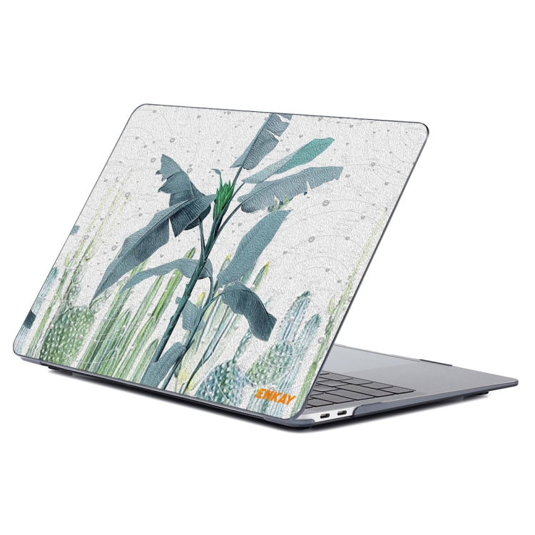 ENKAY Hat-Prince Natural Series Laotop Protective Crystal Case for MacBook Pro 13.3 inch A2251 / A2289 / A2338 2020(Banana Leaves) - MacBook Pro Cases by ENKAY | Online Shopping South Africa | PMC TechLife