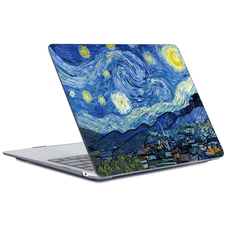 For MacBook Air 13.3 inch A1932 2018 ENKAY Hat-Prince Natural Series Laotop Protective Crystal Case(Starry Night) - MacBook Air Cases by ENKAY | Online Shopping South Africa | PMC Jewellery