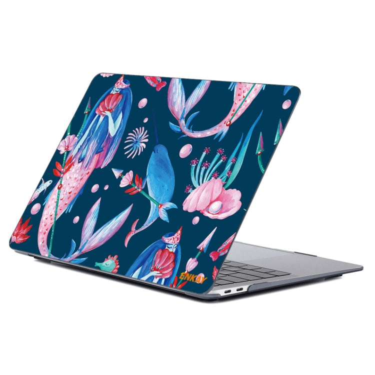 ENKAY Hat-Prince Natural Series Laotop Protective Crystal Case for MacBook Pro 15.4 inch A1707 / A1990(Mermaid) - MacBook Pro Cases by ENKAY | Online Shopping South Africa | PMC TechLife | Buy Now Pay Later Mobicred