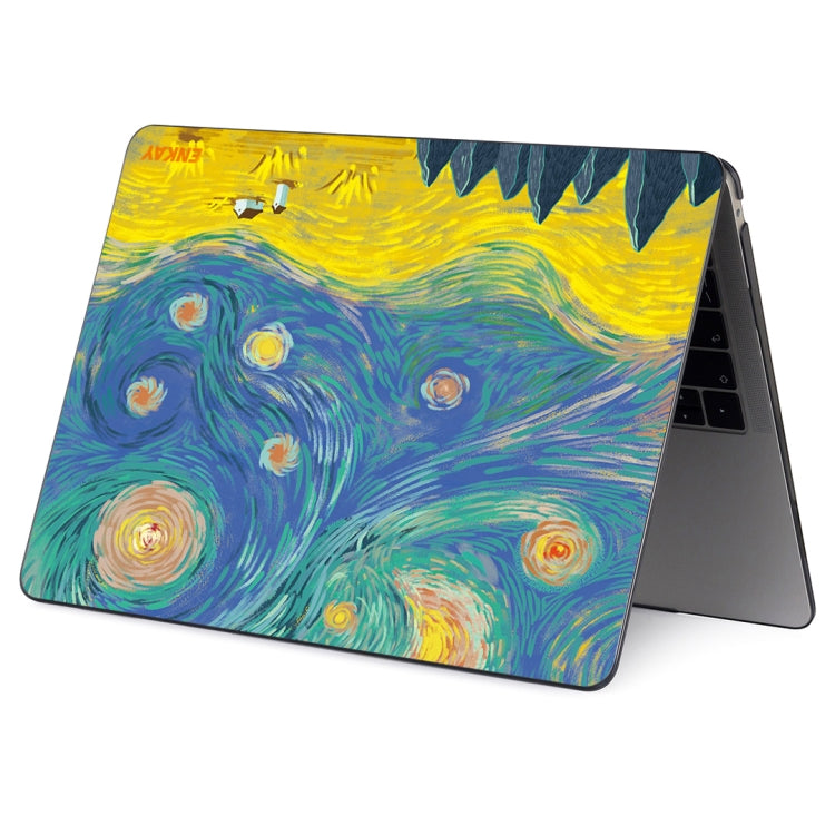 ENKAY Hat-Prince Natural Series Laotop Protective Crystal Case for MacBook Pro 15.4 inch A1707 / A1990(Field) - MacBook Pro Cases by ENKAY | Online Shopping South Africa | PMC TechLife | Buy Now Pay Later Mobicred