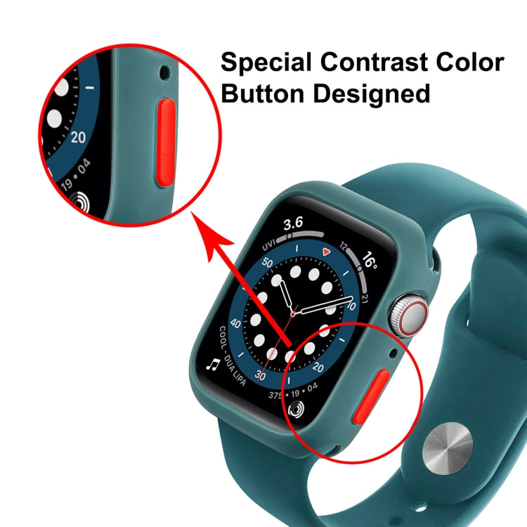 ENKAY  TPU Case  + Full Coverage PET Screen Protector For Apple Watch Series 8 / 7 45mm(Dark Blue) - free shipping - PMC TechLife - Order now!