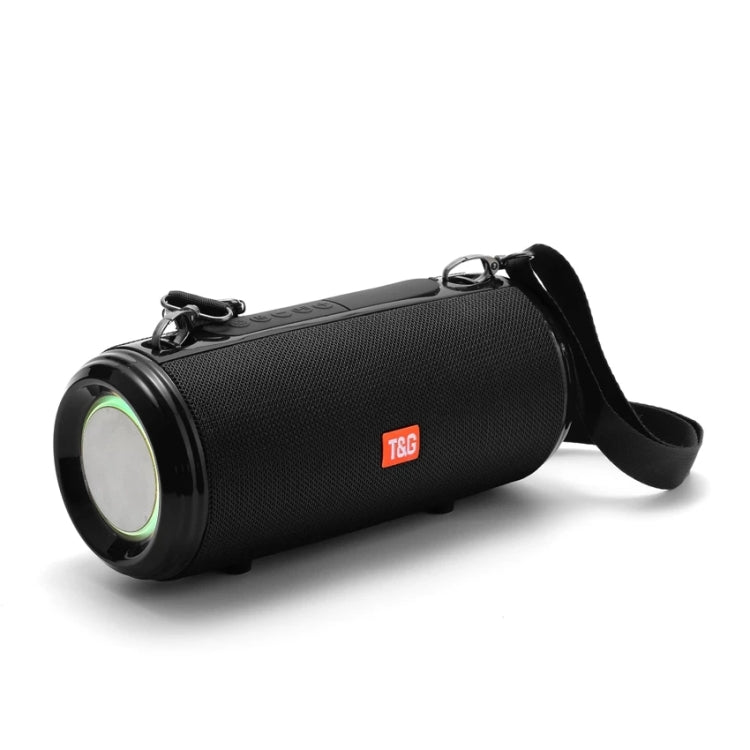T&G TG537 RGB Light Portable Waterproof Bluetooth Speaker Supports FM / TF Card(Black) - Desktop Speaker by T&G | Online Shopping South Africa | PMC TechLife | Buy Now Pay Later Mobicred